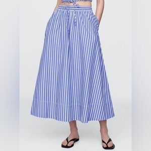 Blue Striped Women's Skirt
